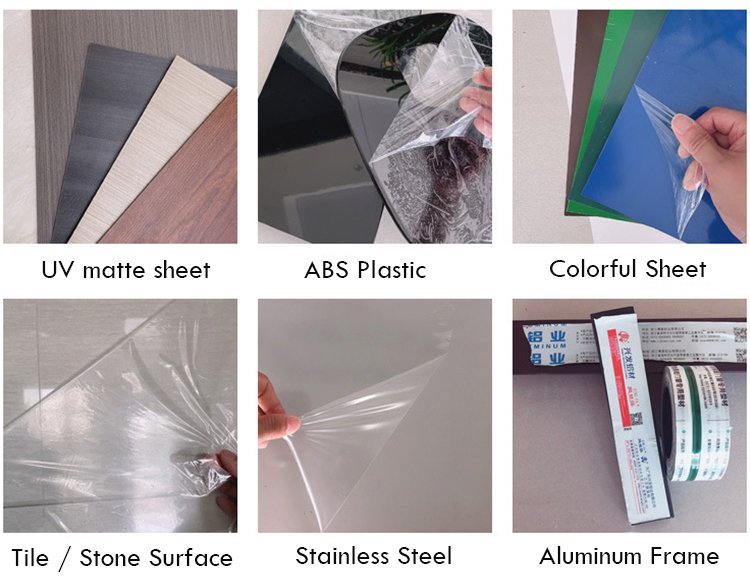 PE protective film Applications