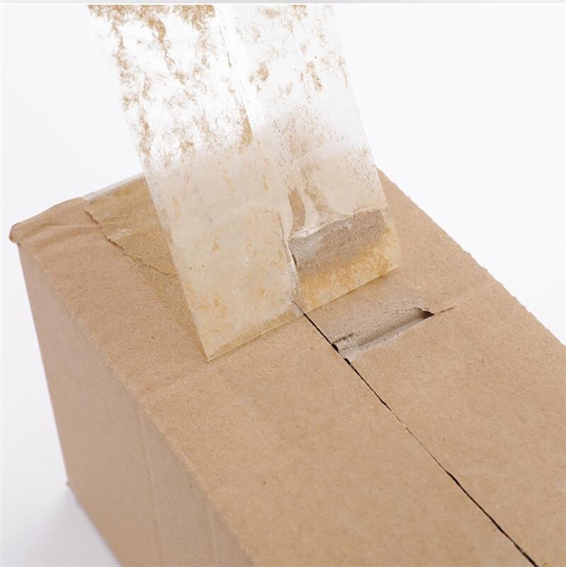 Biodegradable tape for box sealing safety transportation