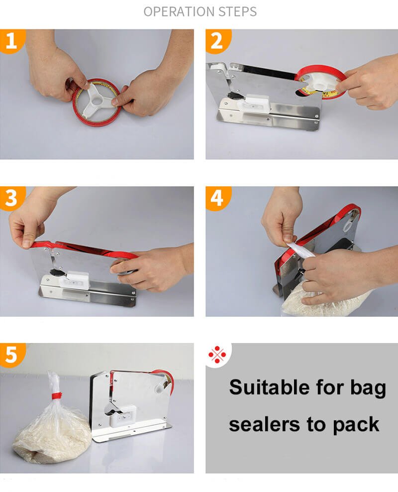 bag neck sealer for pack sealing process 