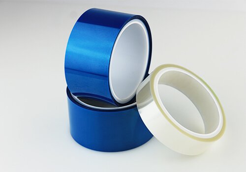 Blue and transparant PET protective film