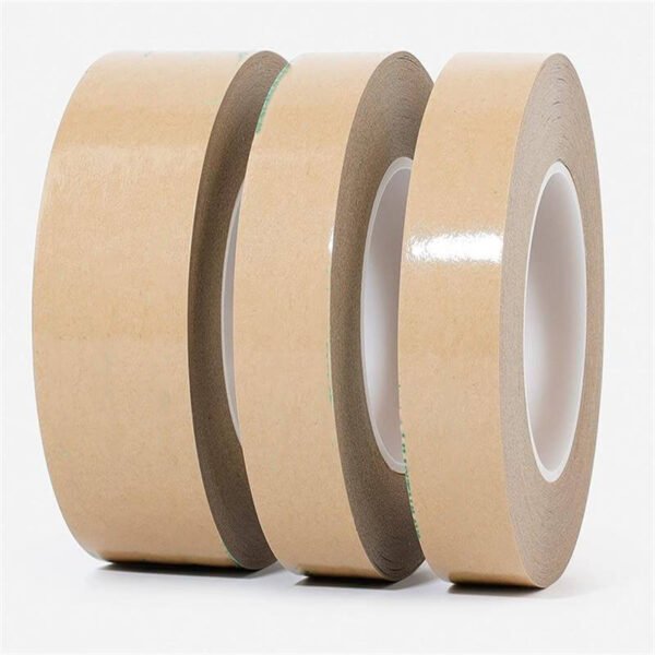 Slitting tapes of double-sided clear adhesive transfer tape