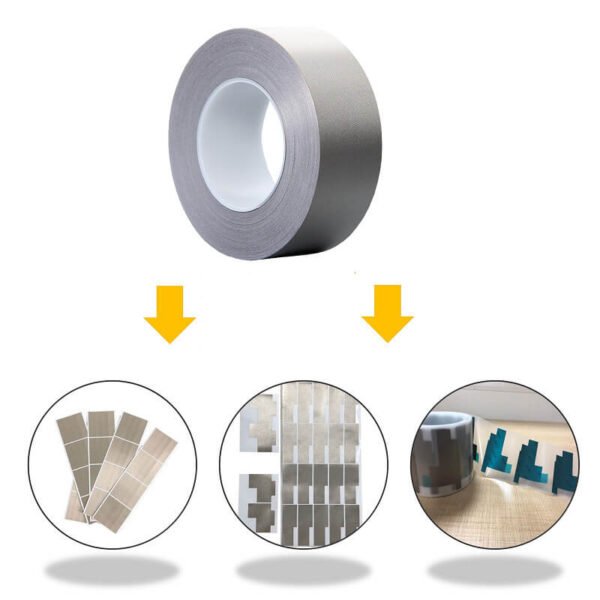 High bonding thermal conductive tape with die-cutting shapes for specialty