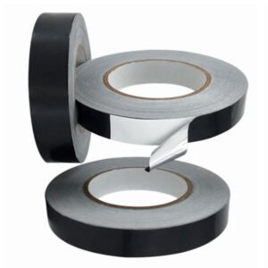 black aluminum mylar tape