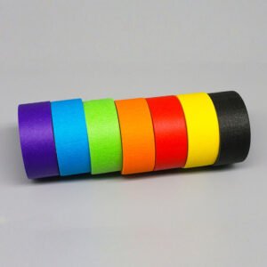 diy paper tape colored for crafting and gift wrapping