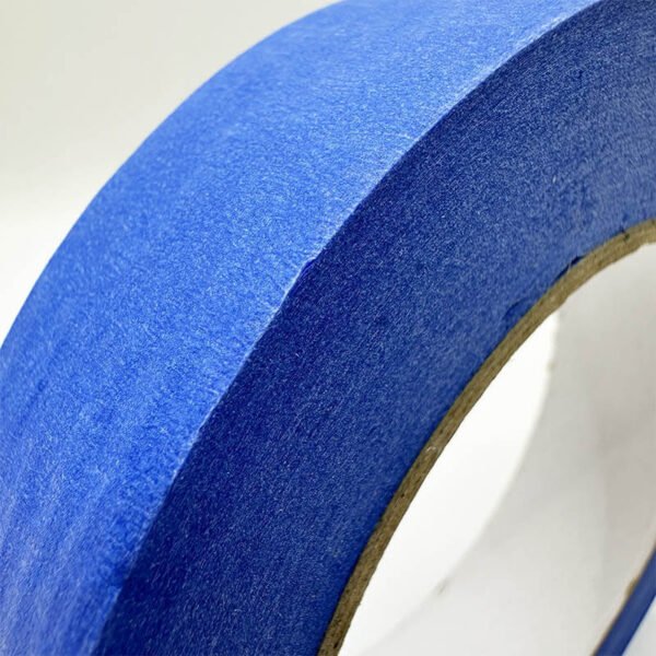 Blue masking tape made of high quality crepe paper backing carrier