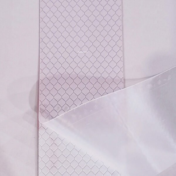 reflective strips made of PMMA and translucent polymeric liner